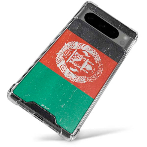 Afghanistan Flag Distressed Google Pixel 8 Pro Clear Case